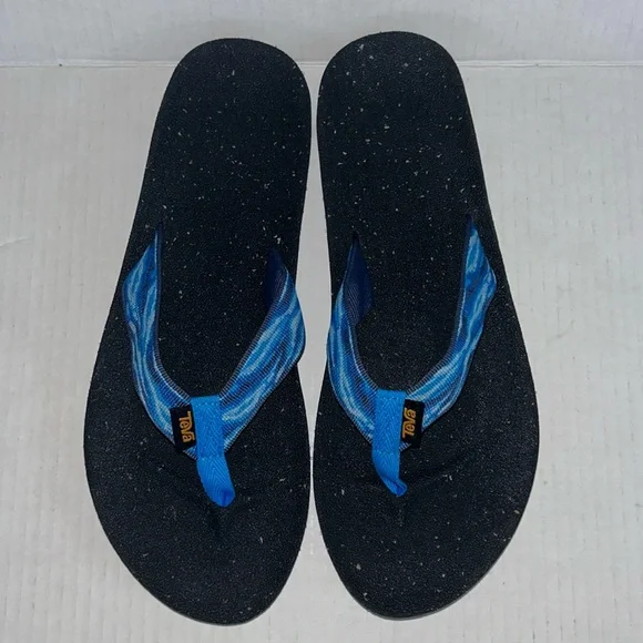 Teva Reflip Wave Blue Flip Flop Sandal, Women's Size 11 - Picture 1 of 7